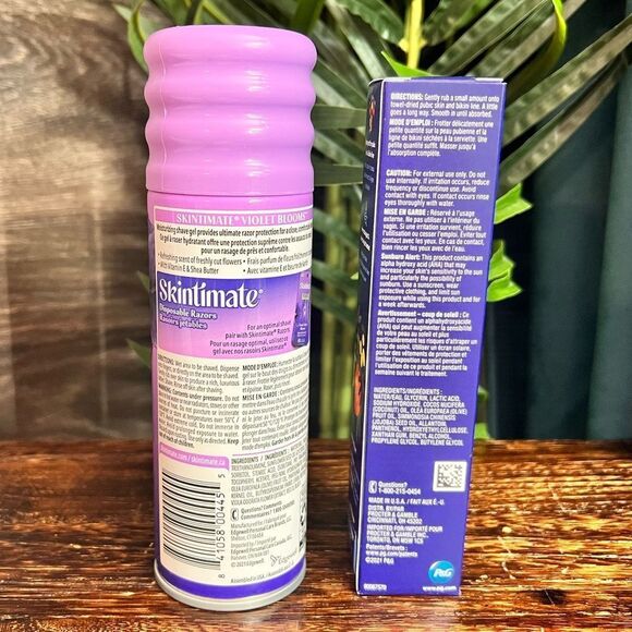 Bundle: Skintimate Bloom Shaving Gel 7 oz, Always Relief Soothing Serum 50 ml. - Picture 2 of 8